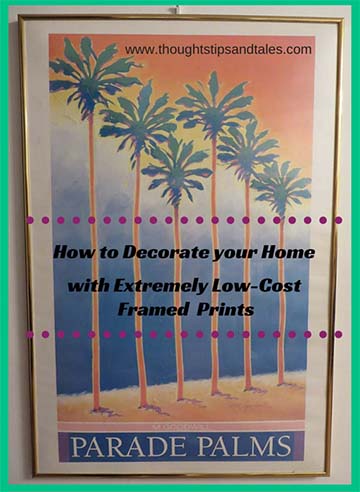 How to Decorate your Home with Extremely Low-Cost Prints