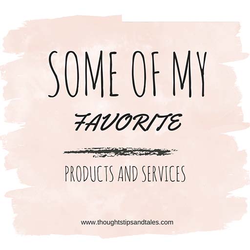 Some of my favorite products and services