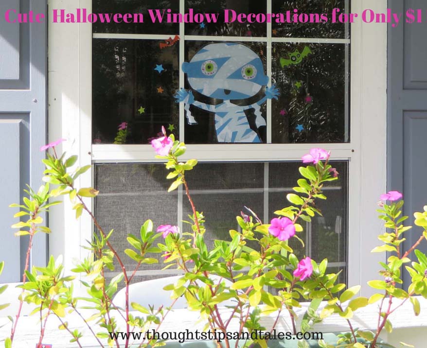 Cute Halloween Window Decorations for only $1