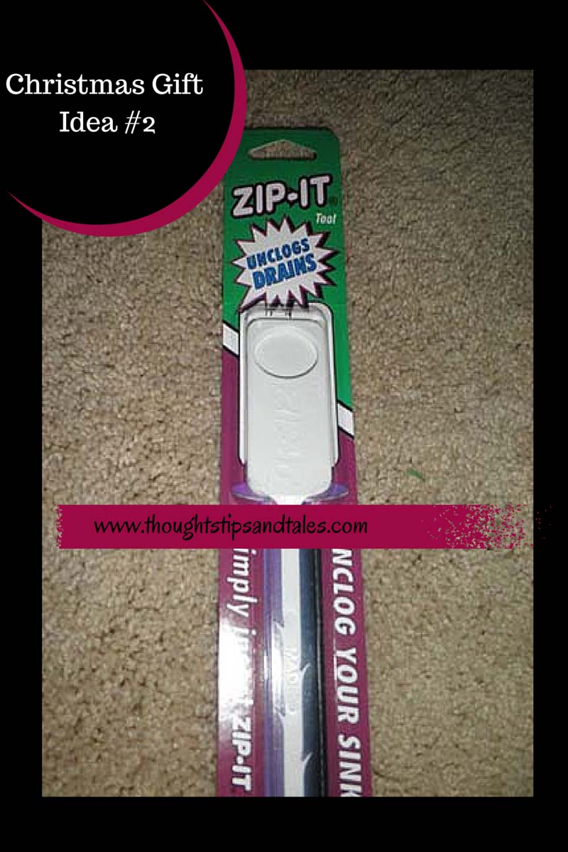 Money Saving Christmas Gift Idea #2 – Zip it Drain Cleaner