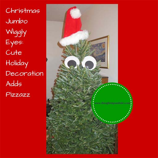 Christmas Jumbo Wiggly Eyes: Cute Holiday Decoration