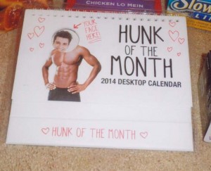 Hunk of the Month calendar 2014
