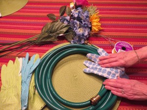 how to make spring wreath