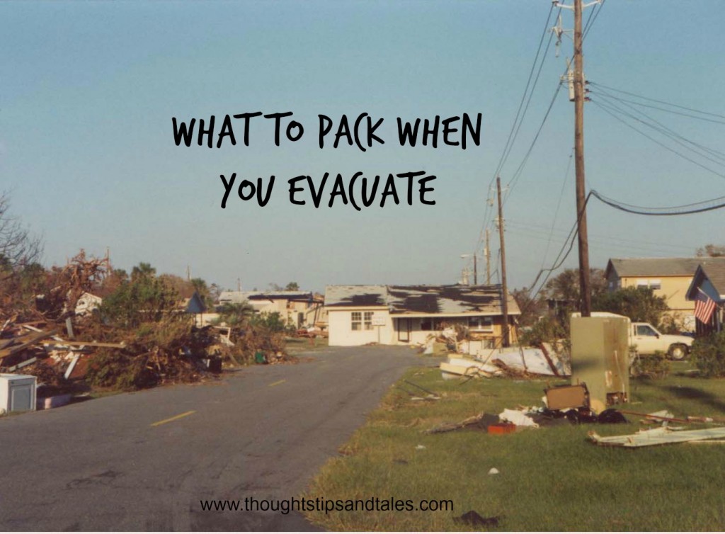 What to Pack When You Evacuate