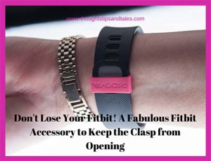 Don't lose your fitbit! A fabulous Fitbit accessory to keep the clasp from opening