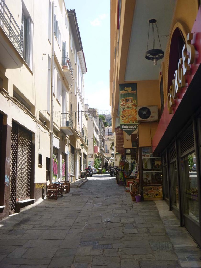 Shopping in the Plaka in athens greece