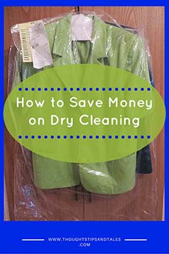 How to Save Money on Dry Cleaning