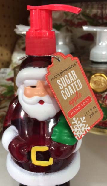 Adult advent calendar gift ideas: Holiday scented soap dispenser