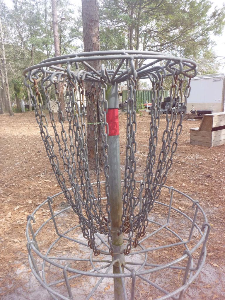Fun New Fitness Activity Disc Golfing with Frisbees