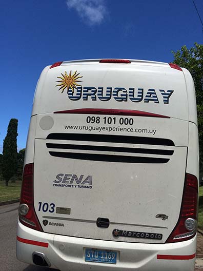 Bus tour of Punta Del Esta Uruguay