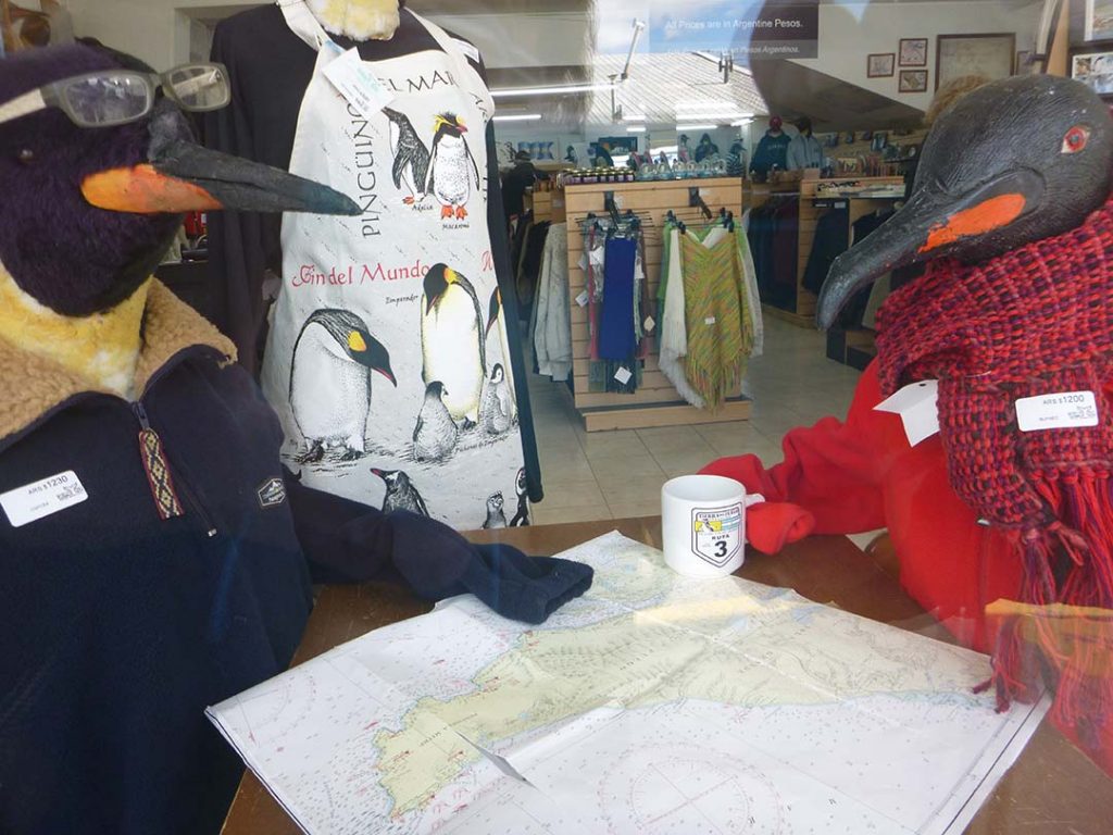penguin items in Ushuaia, Argentina shops